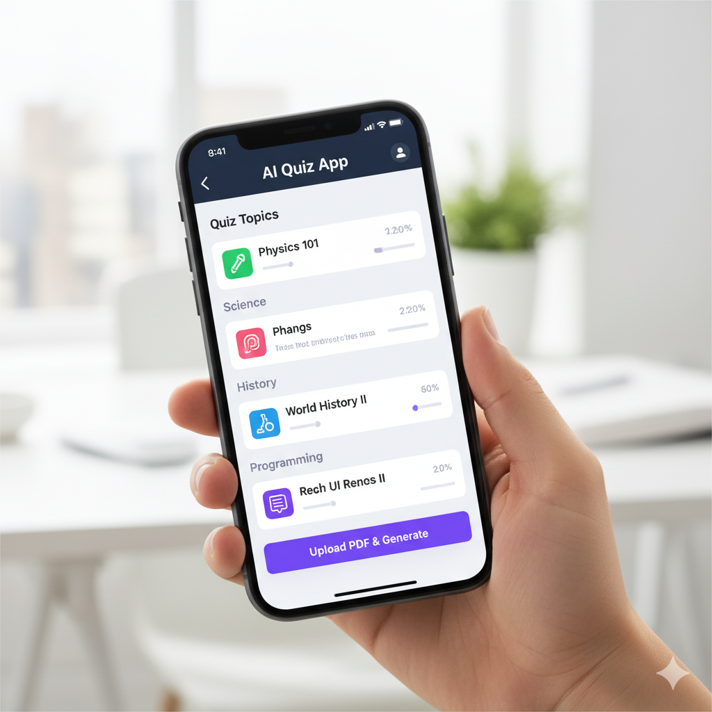 AI Quiz App (iOS)